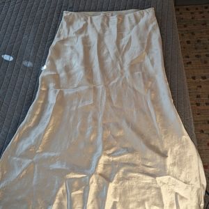 Babaton silk maxi skirt